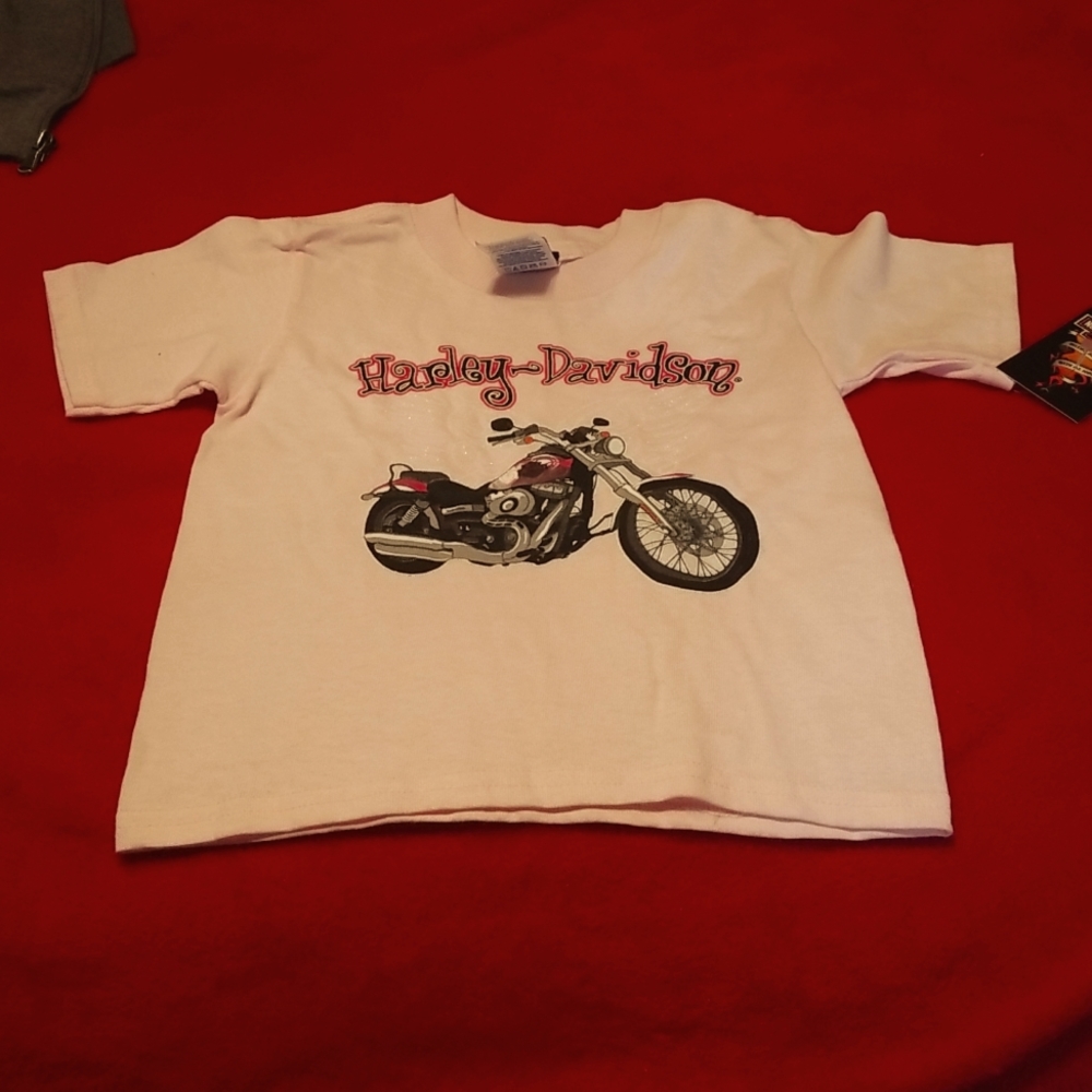 Girls Harley Davidson Tee Shirt, 2T, NWT